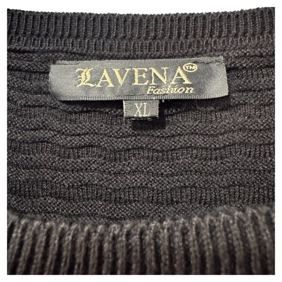 LAVENA LADIES XL FALL LEAVES‎ LONG SLEEVE ACRYLIC/VISCOSE - Picture 3 of 5